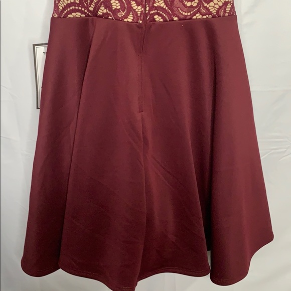 B Darlin open back A line mini dress - Picture 9 of 10